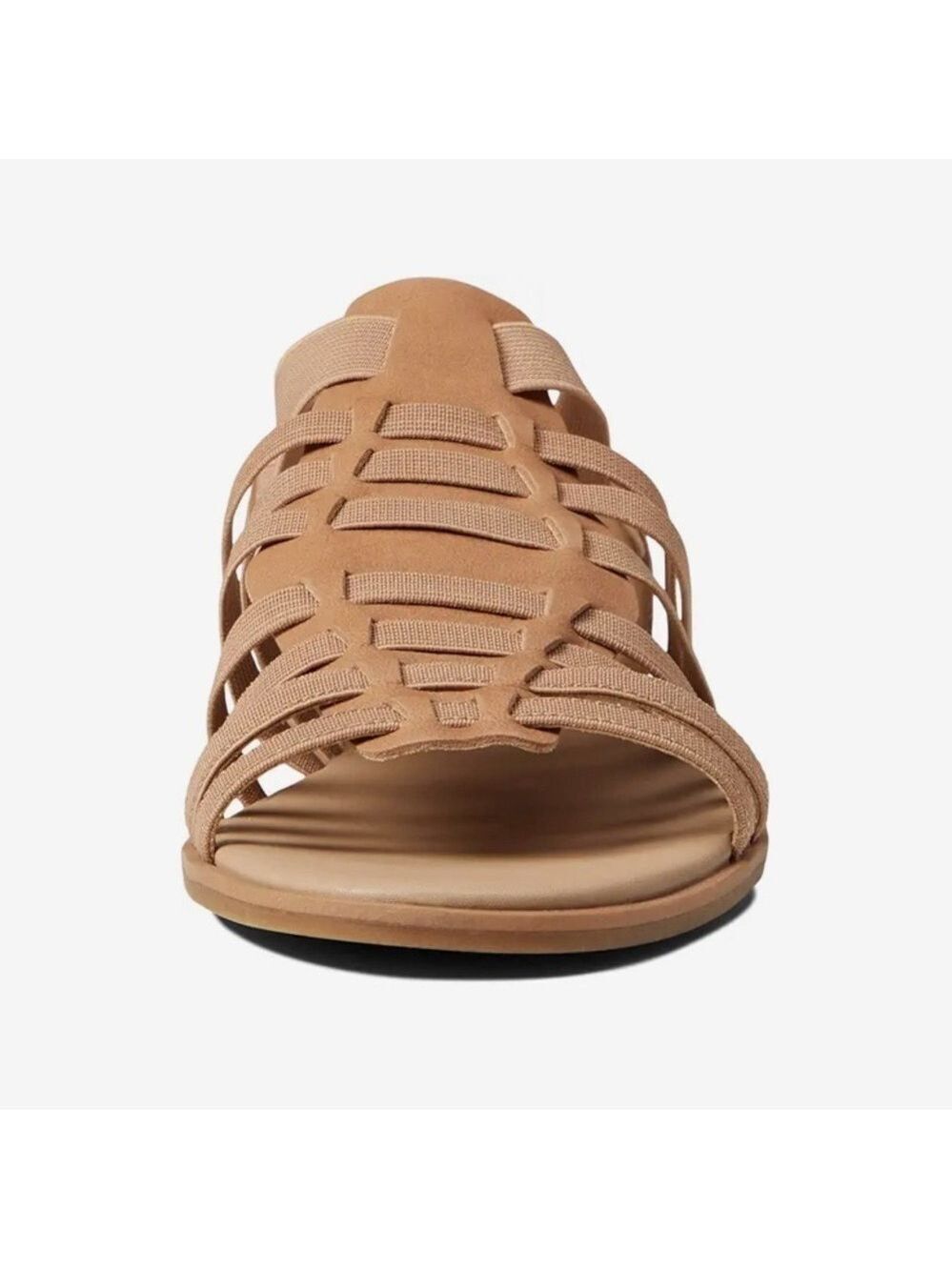 🔥NEW🔥 Eileen Fisher Rato Honey Tumbled Nubuck Leather Slip On Sandals W7 - Picture 4 of 12